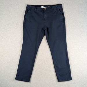 Mugsy Jeans Morgans Chino Pants Men's 38X30 Navy Stretch Flat Front Straight